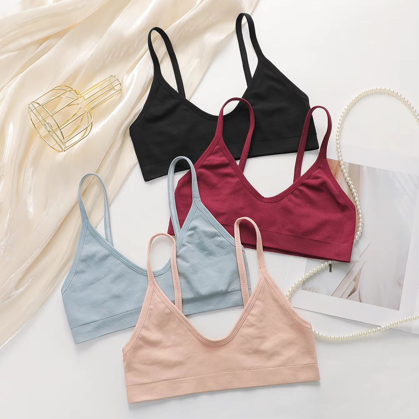 Women Seamless Wireless Bra So - Bralette Wireless Soft のレビューと価格