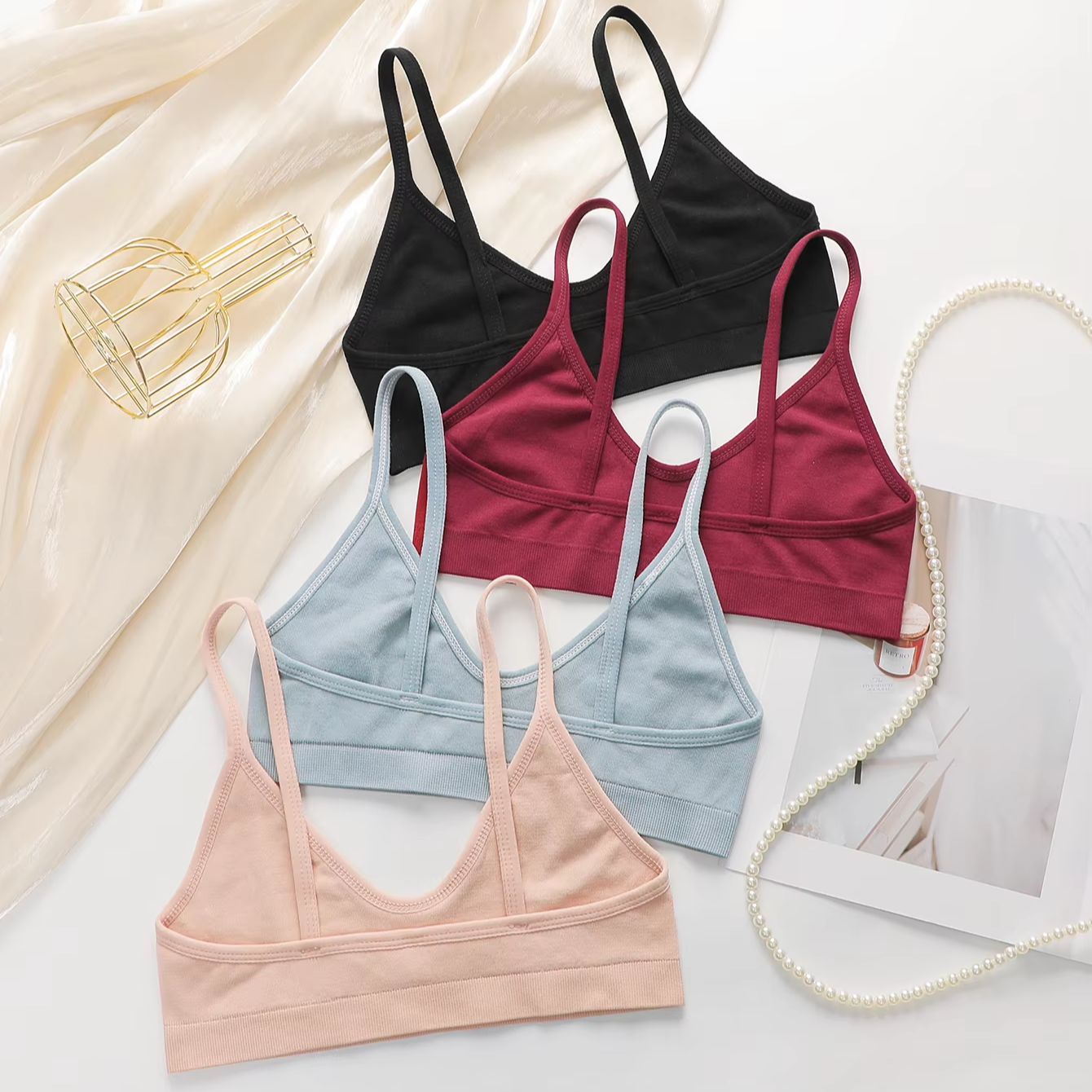 Women Seamless Wireless Bra So - Bralette Wireless Soft のレビューと価格