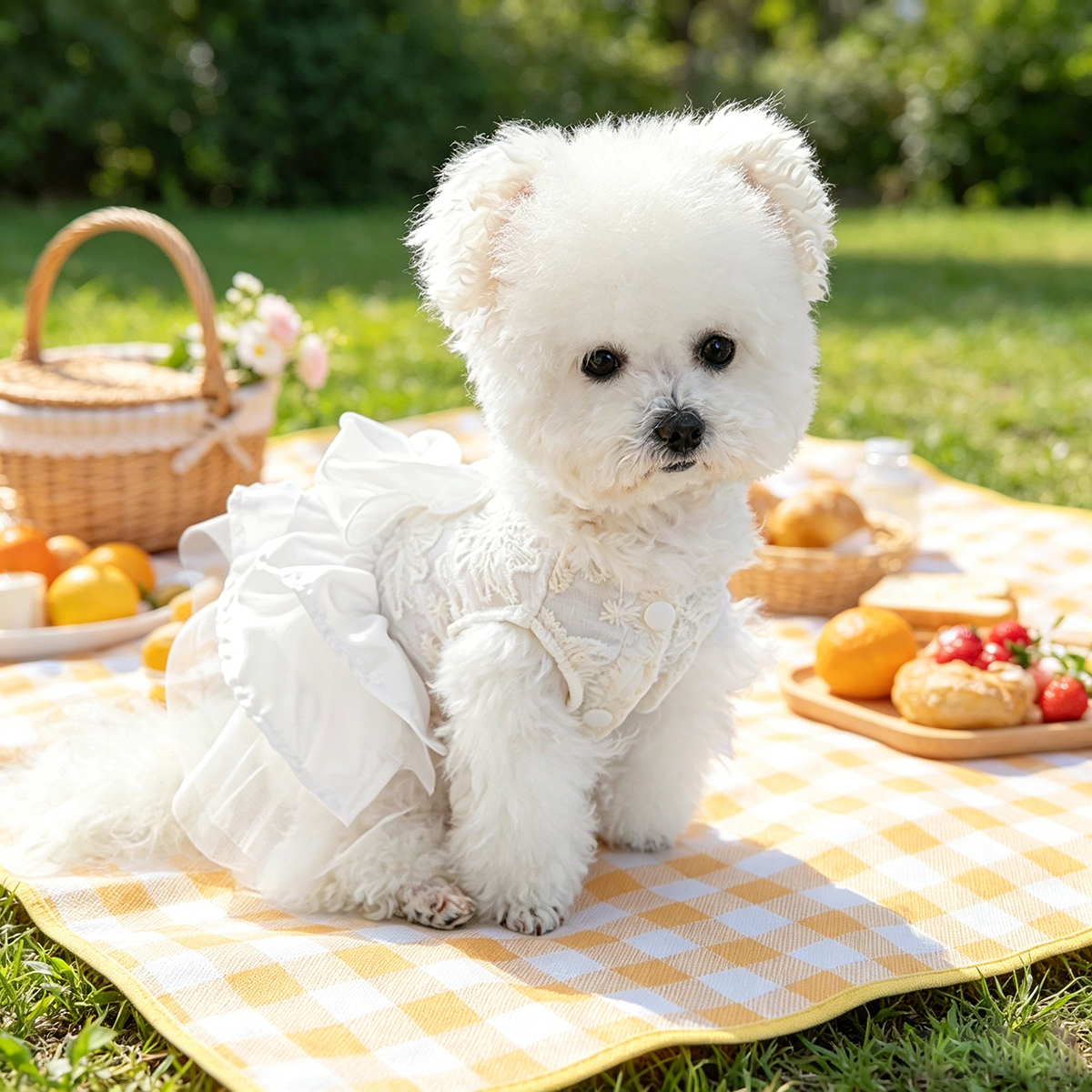 Elegant Lace Bow Pet Dress, Go - Lace Teddy Lingerie のレビューと価格