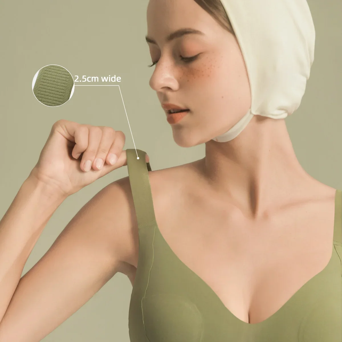 SUJIIN Wireless Plus Size Bras - Bralette Wireless Soft のレビューと価格