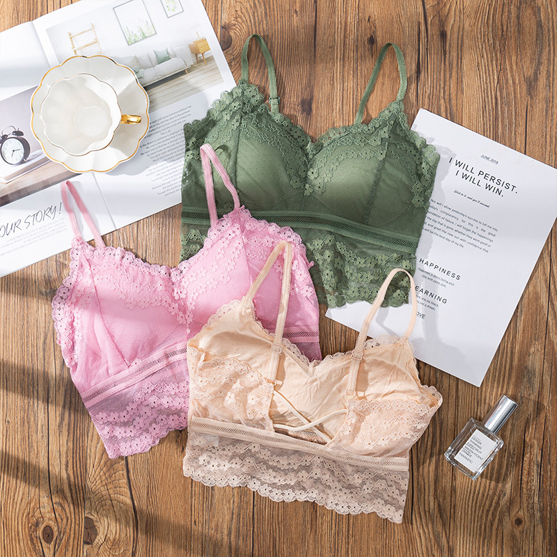 3D Sexy lace Lingerie Seamless - Strapless Bra Backless のレビューと価格