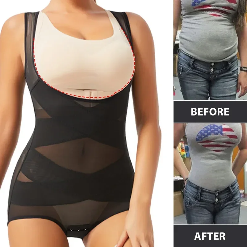Women Bodysuit Briefs Full Bod - Shapewear Bodysuit Firm のレビューと価格