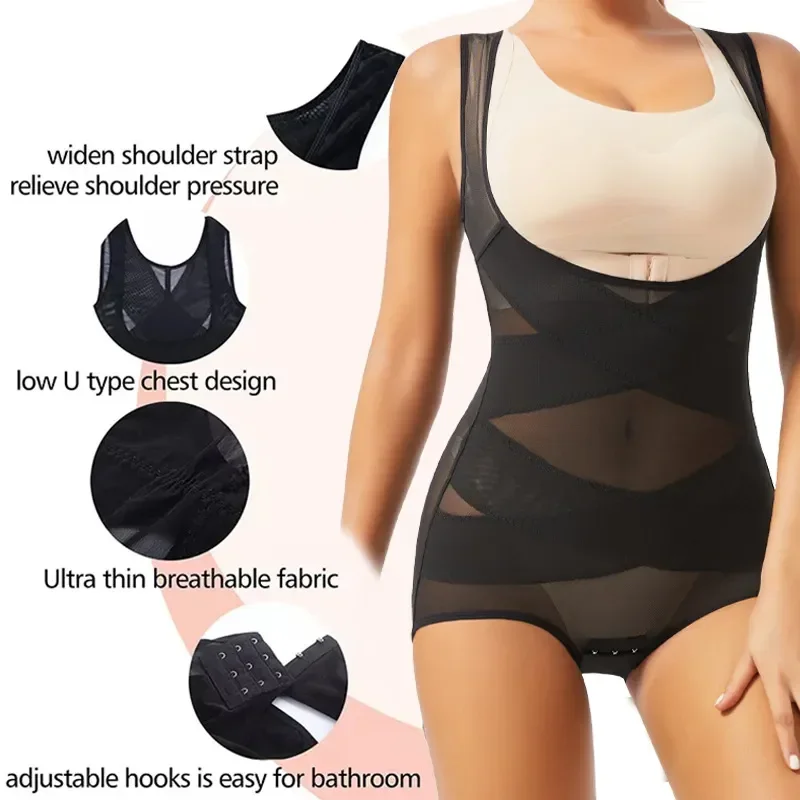 Women Bodysuit Briefs Full Bod - Shapewear Bodysuit Firm のレビューと価格