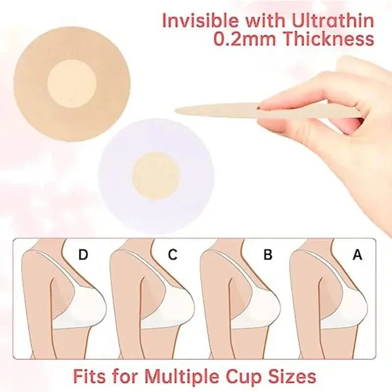 100Pcs Nipple Sticker Disposab - Nipple Cover Pasties のレビューと価格