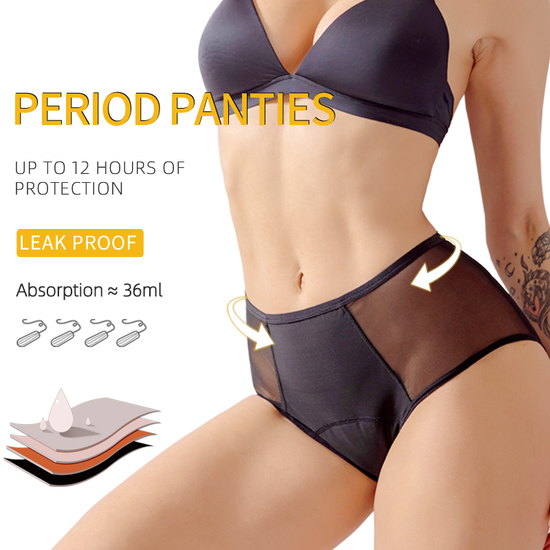Drop shipping Women's High-wai - Period Panty Absorbent のレビューと価格