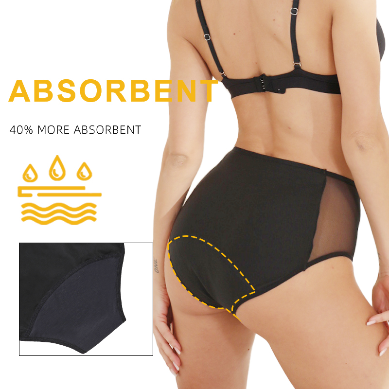 Drop shipping Women's High-wai - Period Panty Absorbent のレビューと価格