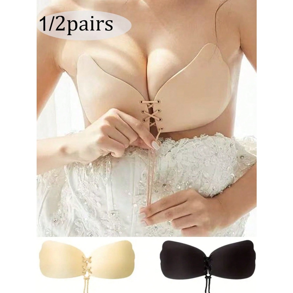 1/2pcs Wing-Shaped Adhesive Br - Silicone Bra Adhesive のレビューと価格
