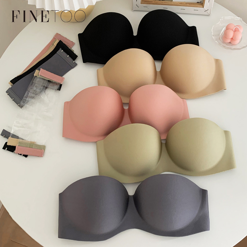 FINETOO Sexy Strapless Bras Wo - Bralette Wireless Soft のレビューと価格