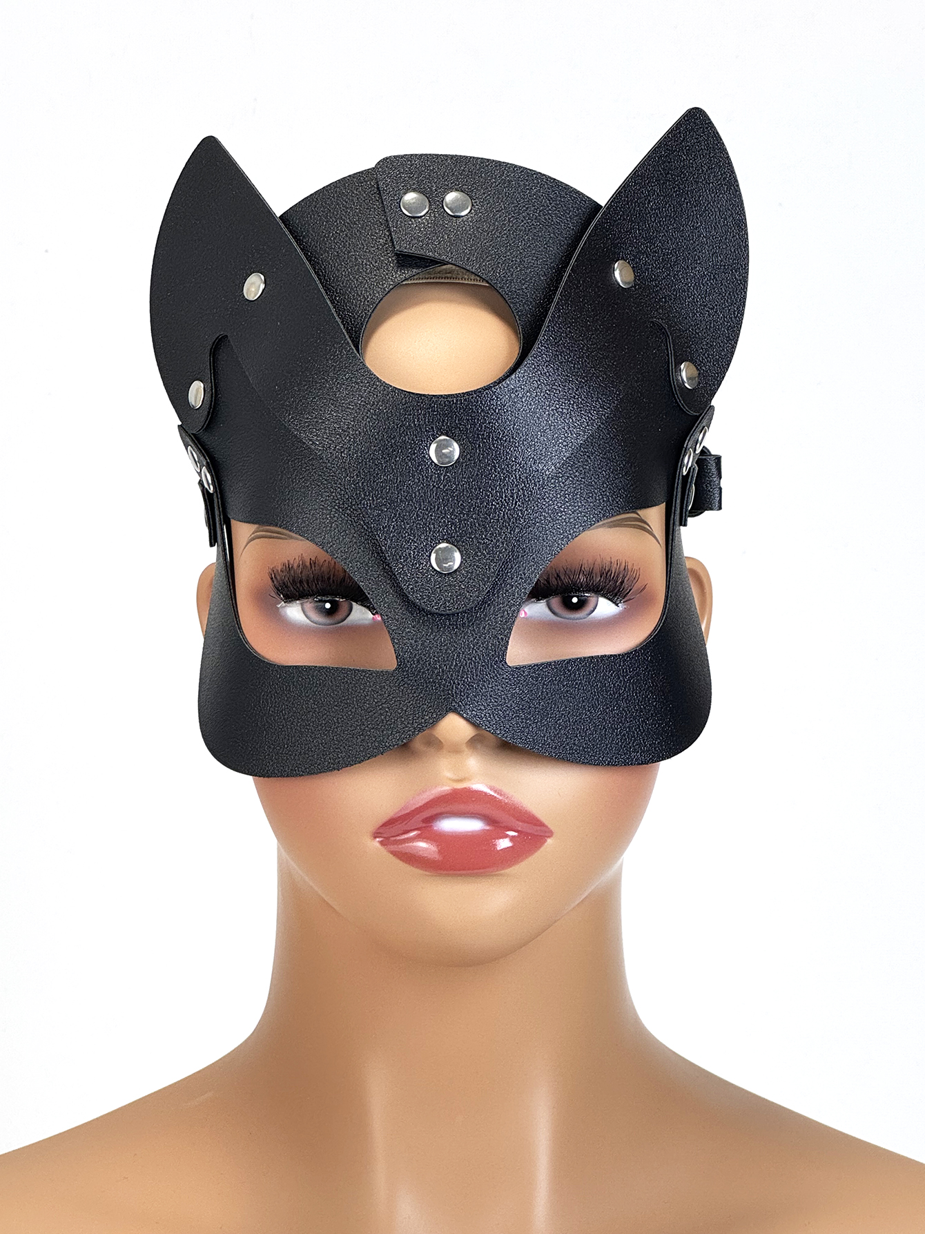 Women Sexy Mask Blindfold Cosp - Garter Belt Set のレビューと価格
