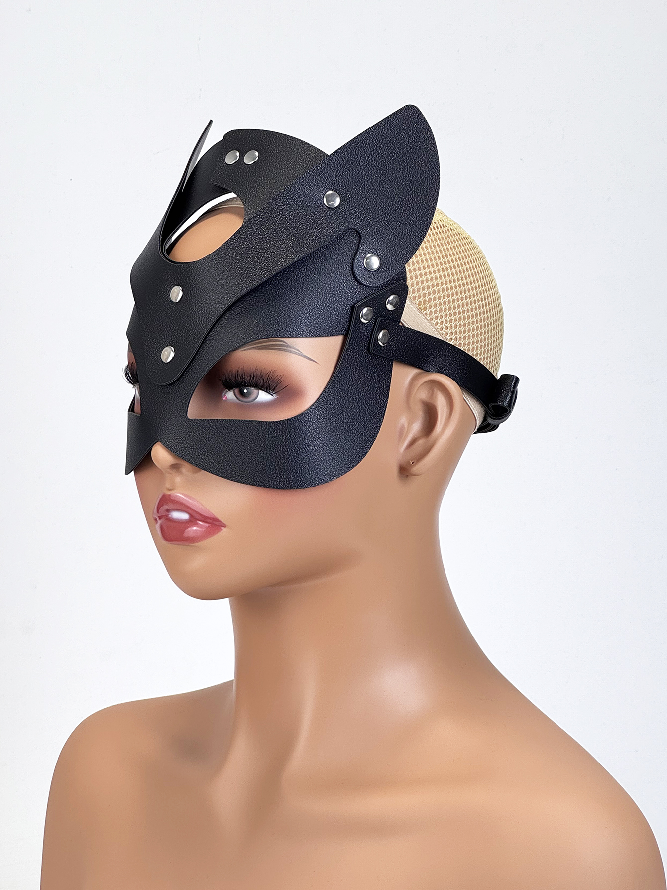 Women Sexy Mask Blindfold Cosp - Garter Belt Set のレビューと価格