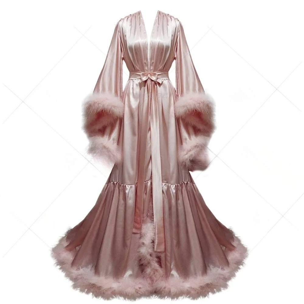 Customized Bathrobe for Women  - Robe Silk Women のレビューと価格