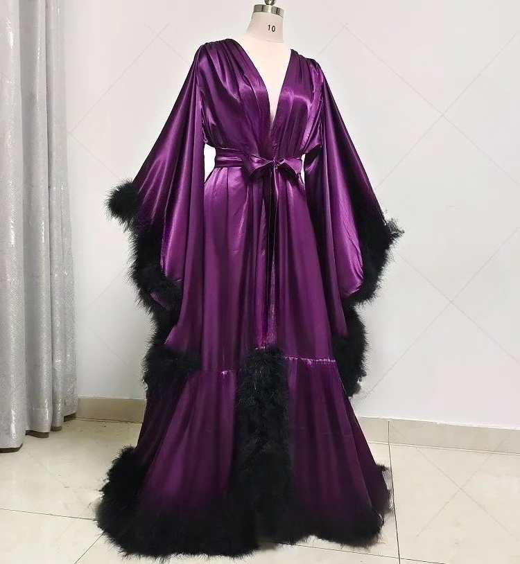 Customized Bathrobe for Women  - Robe Silk Women のレビューと価格