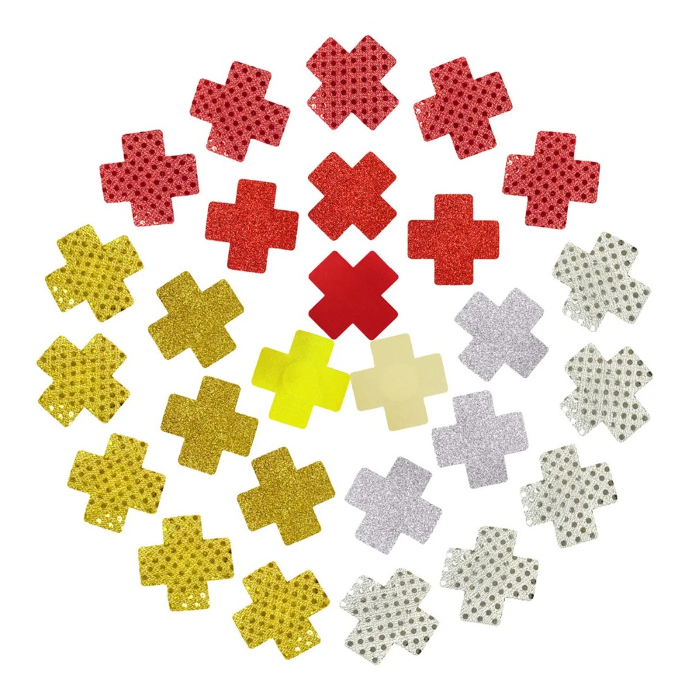 Red Cross Design Nipple Covers - Nipple Cover Pasties のレビューと価格