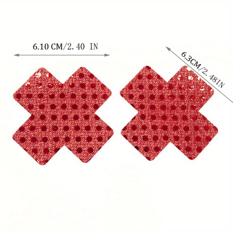 Red Cross Design Nipple Covers - Nipple Cover Pasties のレビューと価格