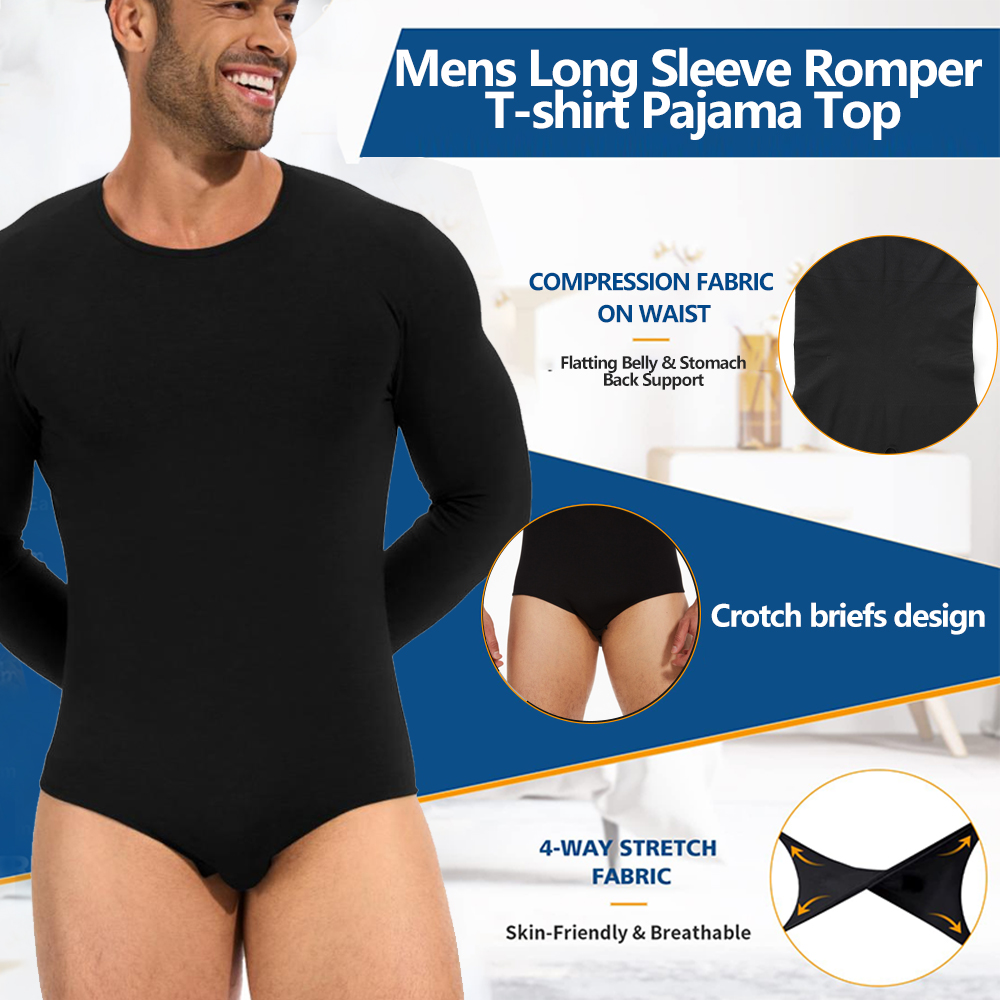Mens Long Sleeve Bodysuit Full - Shapewear Bodysuit Firm のレビューと価格