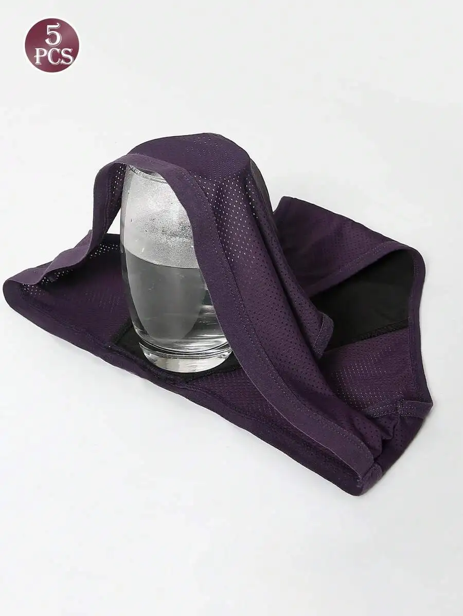 5 Pcs Women Solid Color Absorb - Period Panty Absorbent のレビューと価格