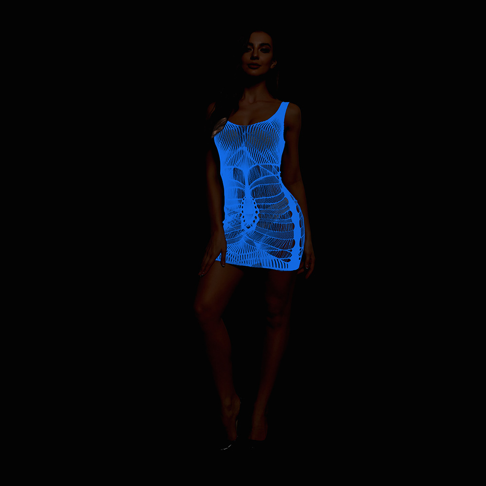Pole Dance Clothing Luminous G - Bodystocking Fishnet のレビューと価格