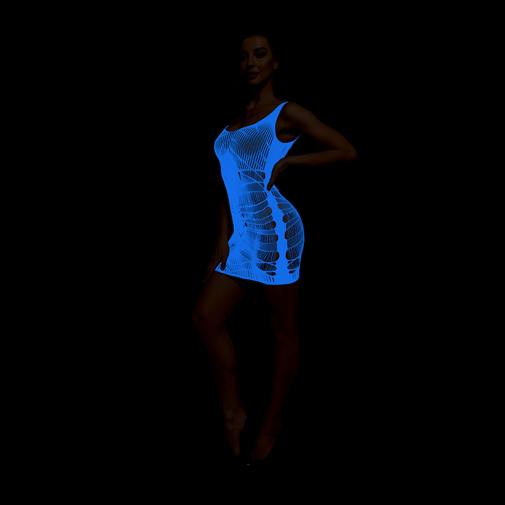 Pole Dance Clothing Luminous G - Bodystocking Fishnet のレビューと価格